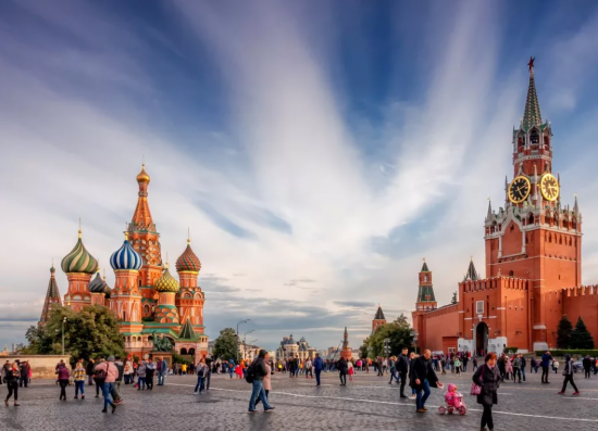 Красная площадь в Москве, самое популярное место для прогулки